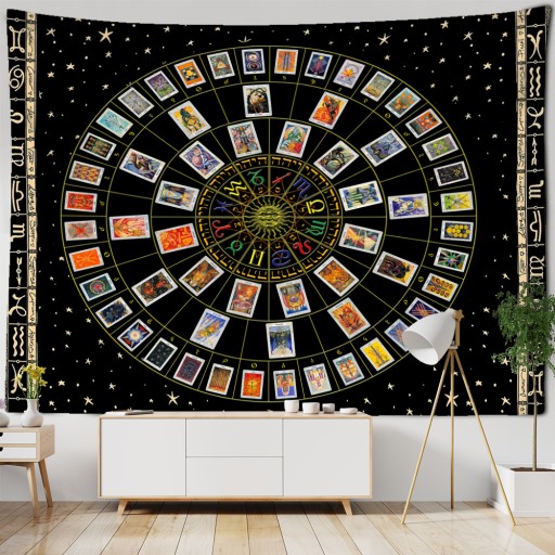 Gobelin 200x150 Mandala Tarot Tapestry Wall wisząc