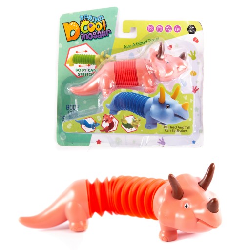 ДИНОЗАВР POP TUBE РАСТЯЧИВАЯСЯ ИГРУШКА РАЗНЫХ ЦВЕТОВ