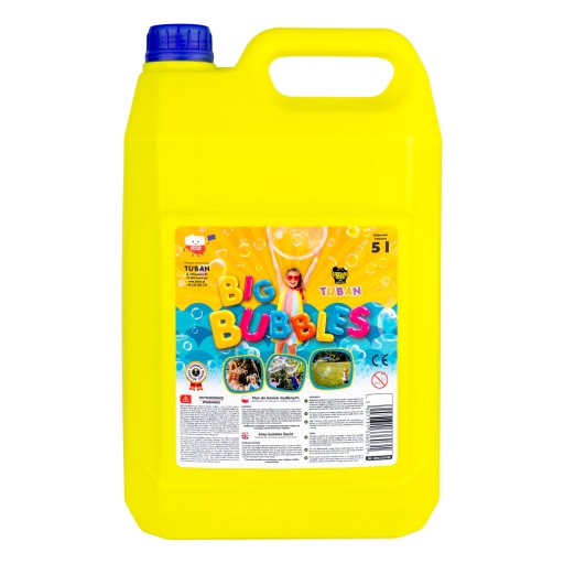 Набор для изготовления мыльных пузырей Bubble Liquid 5л + обод + Миска 4л