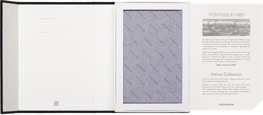Блокнот Moleskine Velvet, черный
