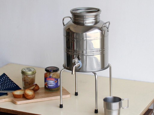Antałek INOX БОЧКА, Нержавеющая сталь, КРАК, кувшин для самогона, ВИННЫЙ СОК, ВОДА 5Л
