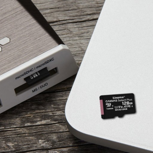 KINGSTON micro SD XC 128 ГБ UHS-I SDCS2 CANVAS PLU