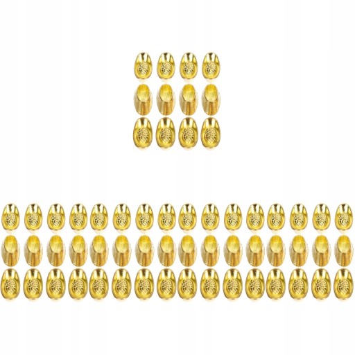 Złota Figurka Sztabka Solidna 100 Szt
