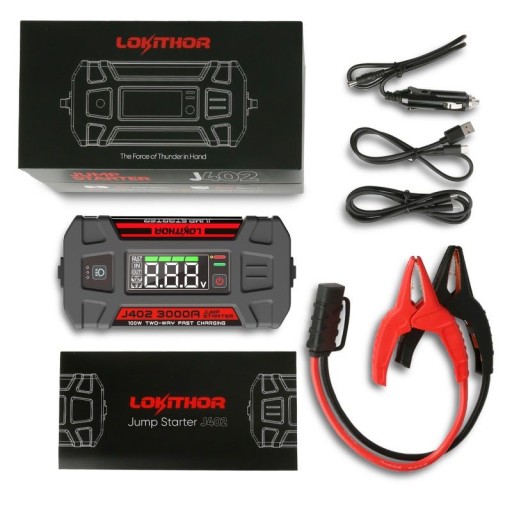 Стартер Powerbank Lokithor J402 12В 3000А