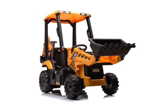 Аккумуляторный экскаватор JCB с желтым ковшом