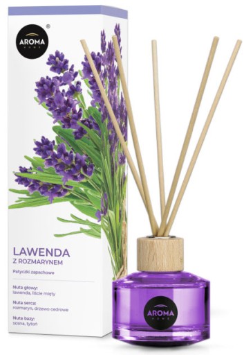 AROMA HOME STICKS PATYCZKI LAWENDA Z ROZMARYNEM