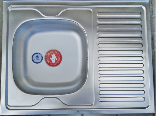 SZAFKA POD ZLEWOZMYWAK 80x60 zlew nakładany +syfon