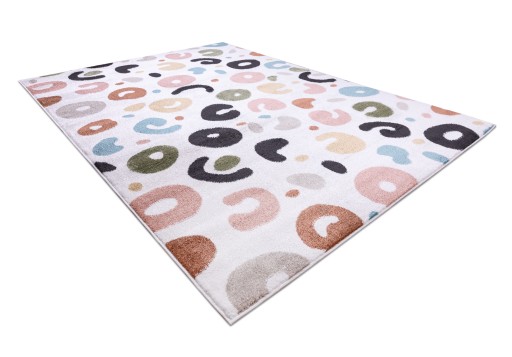 ДЕТСКИЙ КОВЕР FUN 180x270 см ПЯТНА кремовый #O556