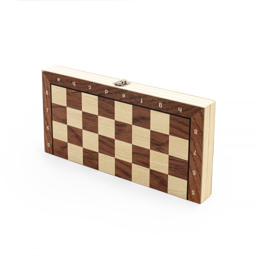 SZACHY DREWNIANE MAGNETYCZNE KLASYCZNE DUŻE WARCABY BACKGAMMON GRA 3W1