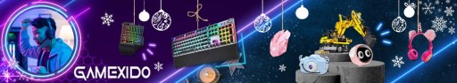 Podświetlana Przewodowa Mysz LED GAMEXIDO Gamingowa RGB 6400DPI Czarna