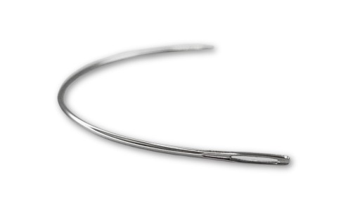 Igła tapicerska półokrągła półkolista zakrzywiona do pikowania 8cm [6]