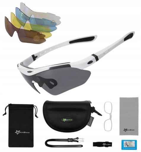 SunFields Bicycle Glasses - 5 UV -линзы