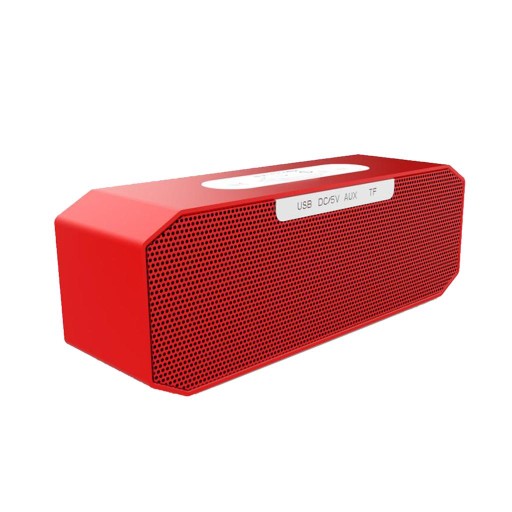 Портативная звуковая панель Stereo P8 с двумя басами, красная