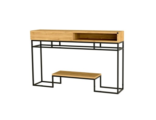 KONSOLA 100 cm DREWNO LITE DĄB OLCHA SKD-321