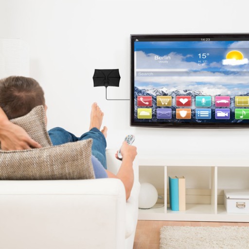 Телевизор 4K HD с высоким коэффициентом усиления, 80 миль, 28 DBI