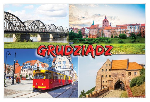 Городские магниты на холодильник - GRUDZIĄDZ