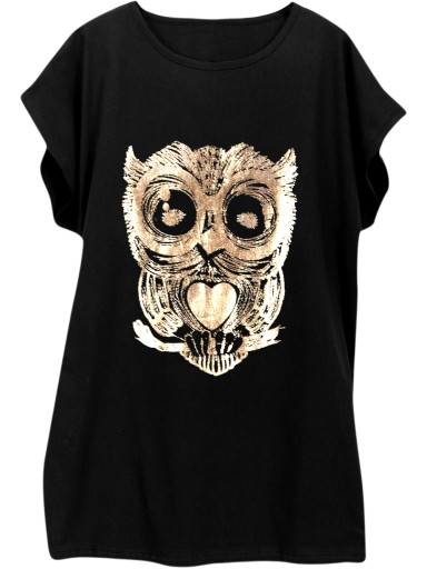 Kobieca dłuższa bluzka z bawełny Plus Size 4XL 48