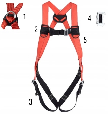 РЕМНЯ БЕЗОПАСНОСТИ YATO OHS HARNESS УНИВЕРСАЛЬНЫЙ РЕМЕНЬ YT-74221