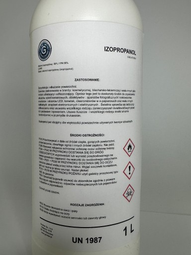 Изопропанол 99,9% 1л