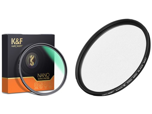 Диффузионный фильтр K&F Black Mist 1/8 Nano-X 67 мм