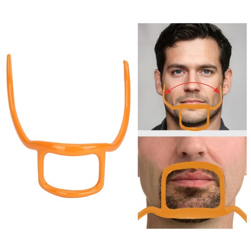Men Beard Shaper Mustache Neckline Trimming Guide Barber Tool