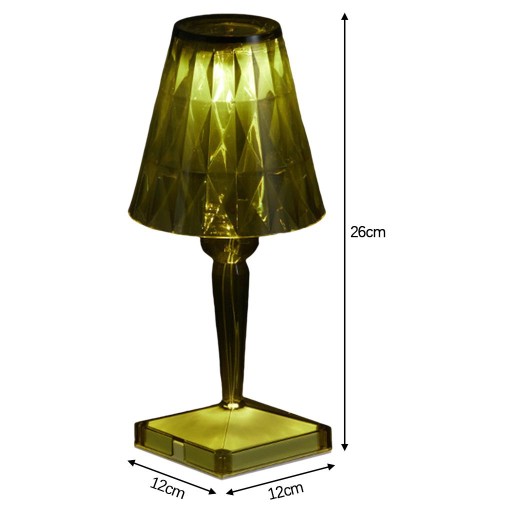 Kryształowa Lampka Nocna Kryształowa Lampa Stołowa