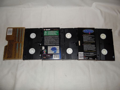 Кассеты VHS S-VHS Fuji Super VHS Pro SE-180 BASF E-180 Scotch E 120 Chrome