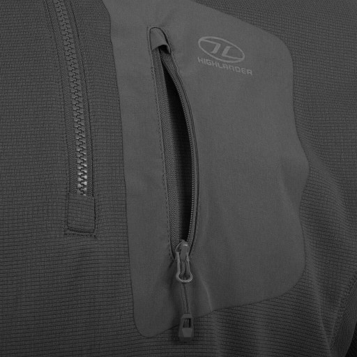 Polar Bluza polarowa Highlander Outdoor Hirta Grid Fleece - Szary M