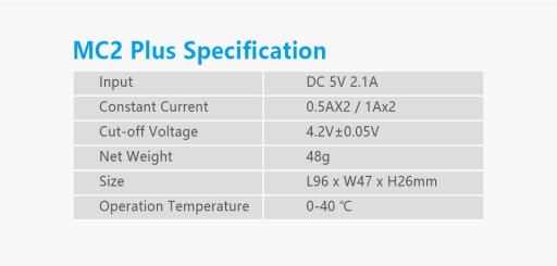 Зарядное устройство XTAR MC2 PLUS на 18650 ячеек HQ QUALITY
