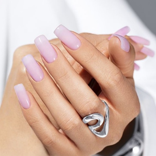 VV Gel Polish Mega Base Гибридная база холодного розового цвета