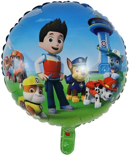 BALONY ZESTAW PSI PATROL CHASE SKYE RUBBLE MARSHALL URODZINY PREZENT 12szt