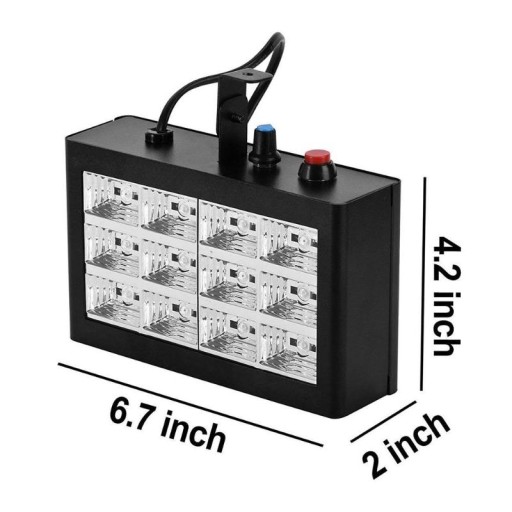 12RGB светодиодный стробоскопический светильник для дискотек