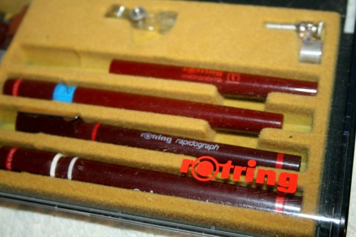 НАБОР РУЧОК ДЛЯ РИСОВАНИЯ ROTRING RAPIDOGRAF ISOGRAF