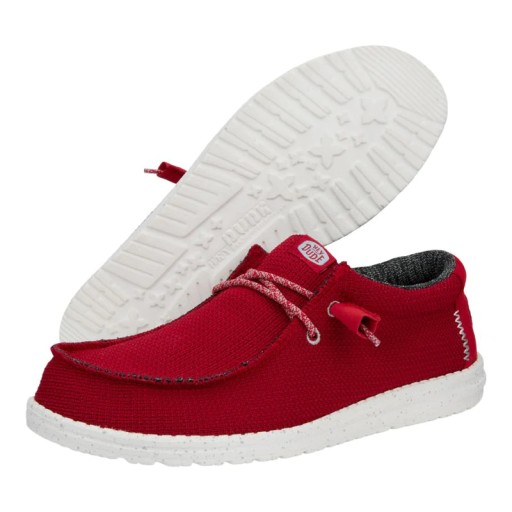 Мужские легкие мокасины Туфли-слипоны HeyDude Wally Sport Mesh 43