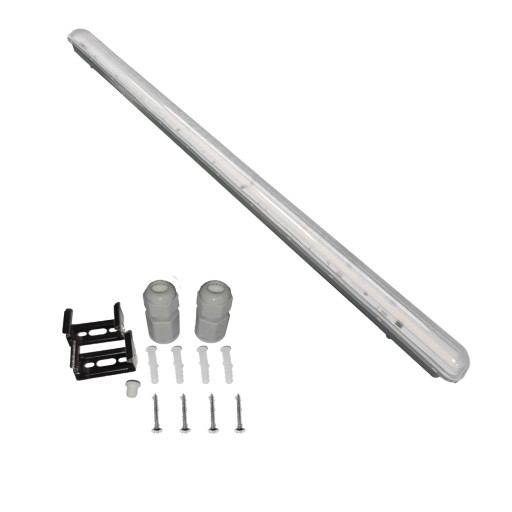 LED lampa 120cm 36W IP65 6000K 6840lm zimna barwa warsztat przemysł hala