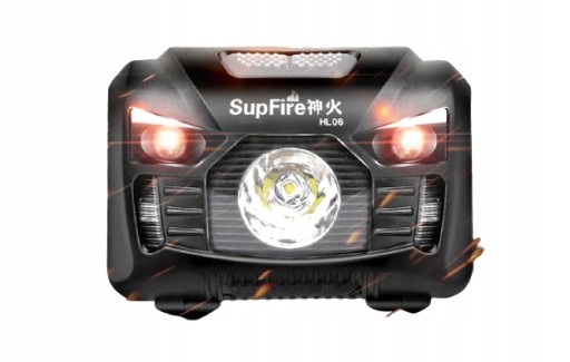 Налобный фонарь Superfire HL06, 500лм, USB
