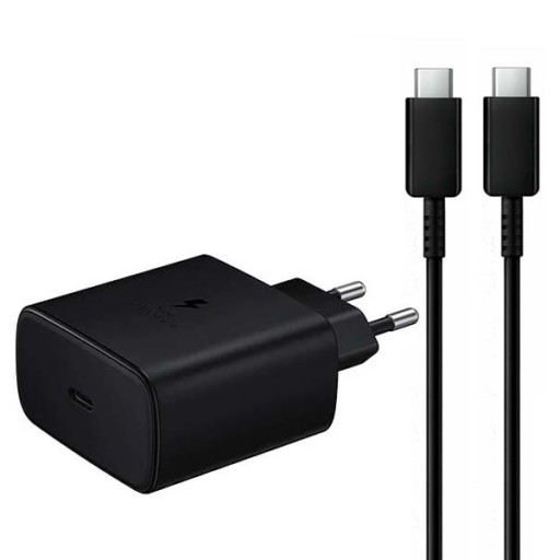 ЗАРЯДНОЕ УСТРОЙСТВО 45 Вт TYPE-C + КАБЕЛЬ USB TYPE-C НА TYPE-C 5A 100 Вт USB-C НАБОР 2в1