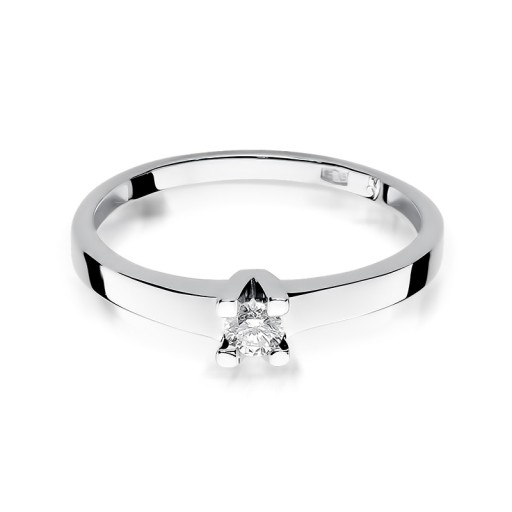 Кольцо W-252 0,12CT Diamonds White Gold 585