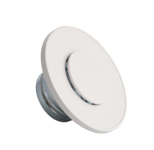 ANEMOSTAT NAWIEWNY BIAŁY ASV 125 RAMKA + FILTR