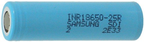 INR18650-25R Аккумулятор Samsung 2500 мАч, литий-ионный, 20 А, пластины