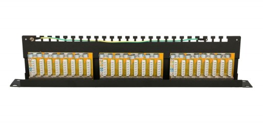 Патчпанель EXTRALINK 24 порта CAT6 STP V2