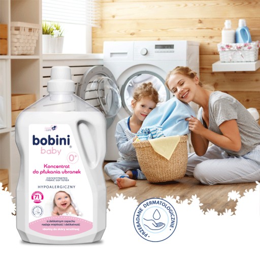 Bobini Hipoalergiczny Płyn do Płukania Tkanin dla Dzieci 2,5l 71 prań