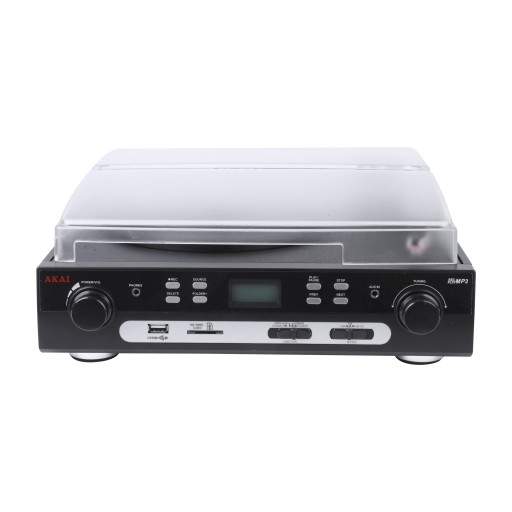 ПОВОРОТНЫЙ ПРОИГРЫВАТЕЛЬ С РАДИО И КАССЕТНЫМ ПРОИГРЫВАТЕЛЕМ BLUETOOTH AM FM USB AKAI ATT-15C
