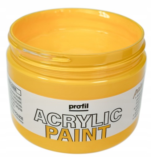 FARBA AKRYLOWA Profil 150ml PL, żółty ciemny