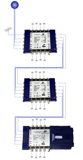Мультипереключатель Spacetronik Pro Series MS-0508CL 5/8