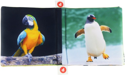 Мягкая развивающая книжка для малышей ZOO