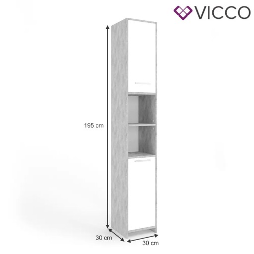 БЕТОННЫЙ СТОЛБИК ДЛЯ ВАННОЙ 30X190, VICCO KIKO