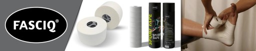 TEJP жесткий гипс белый FASCIQ Sport Tape 2,5 см