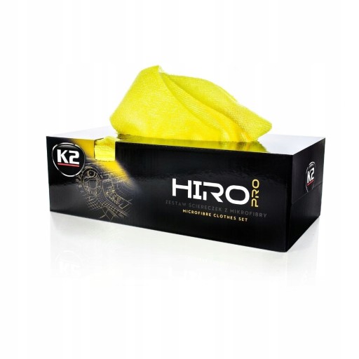 K2 HIRO Салфетки из МИКРОФИБРЫ для ухода за автомобилем 30x30 см, 30 шт., бесшовные