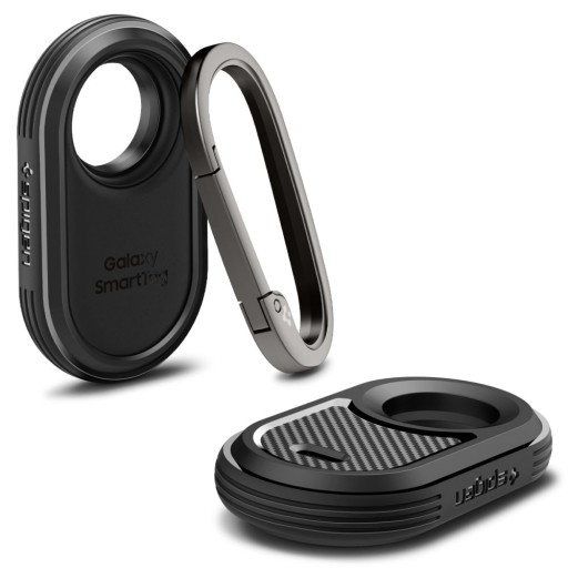 Чехол для Galaxy SmartTag 2, Spigen Rugged, чехол с брелоком на булавке